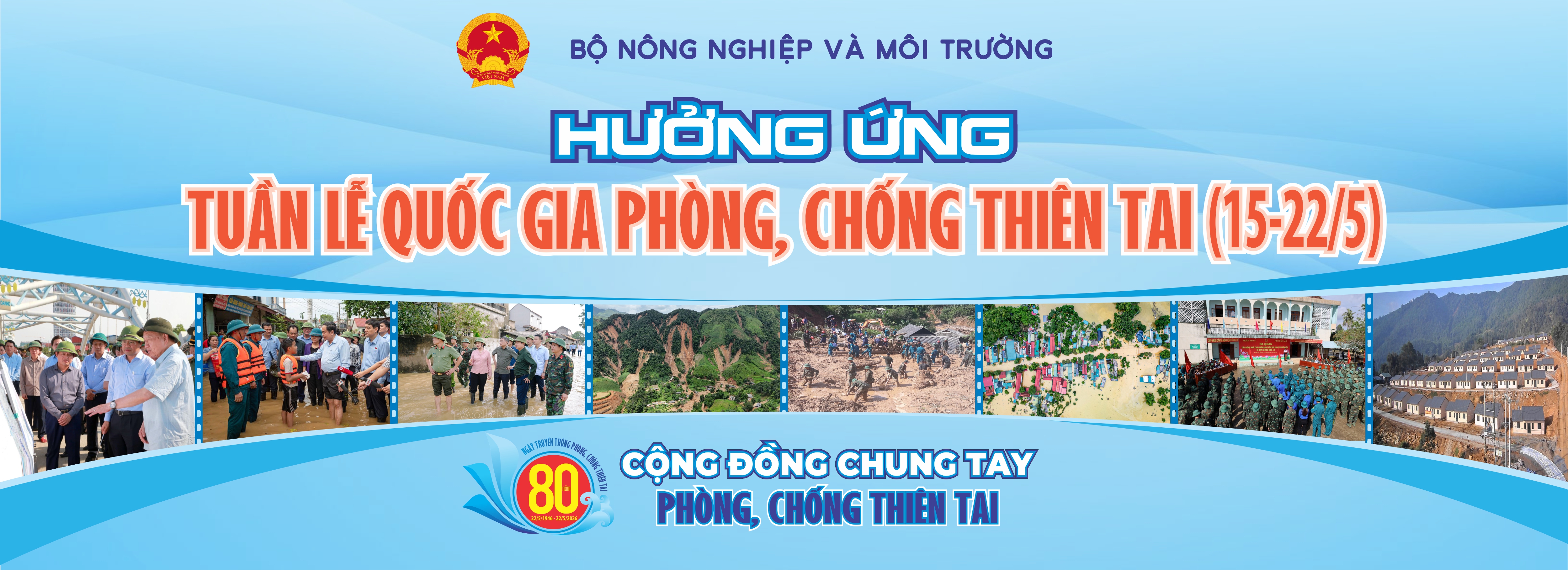 Hưởng ứng Tuần lễ Quốc gia phòng, chống thiên tai năm 2026