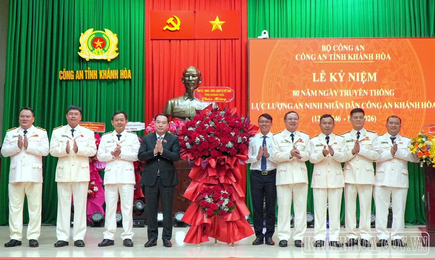 Kỷ niệm 80 năm Ngày truyền thống lực lượng An ninh nhân dân Công an Khánh Hòa