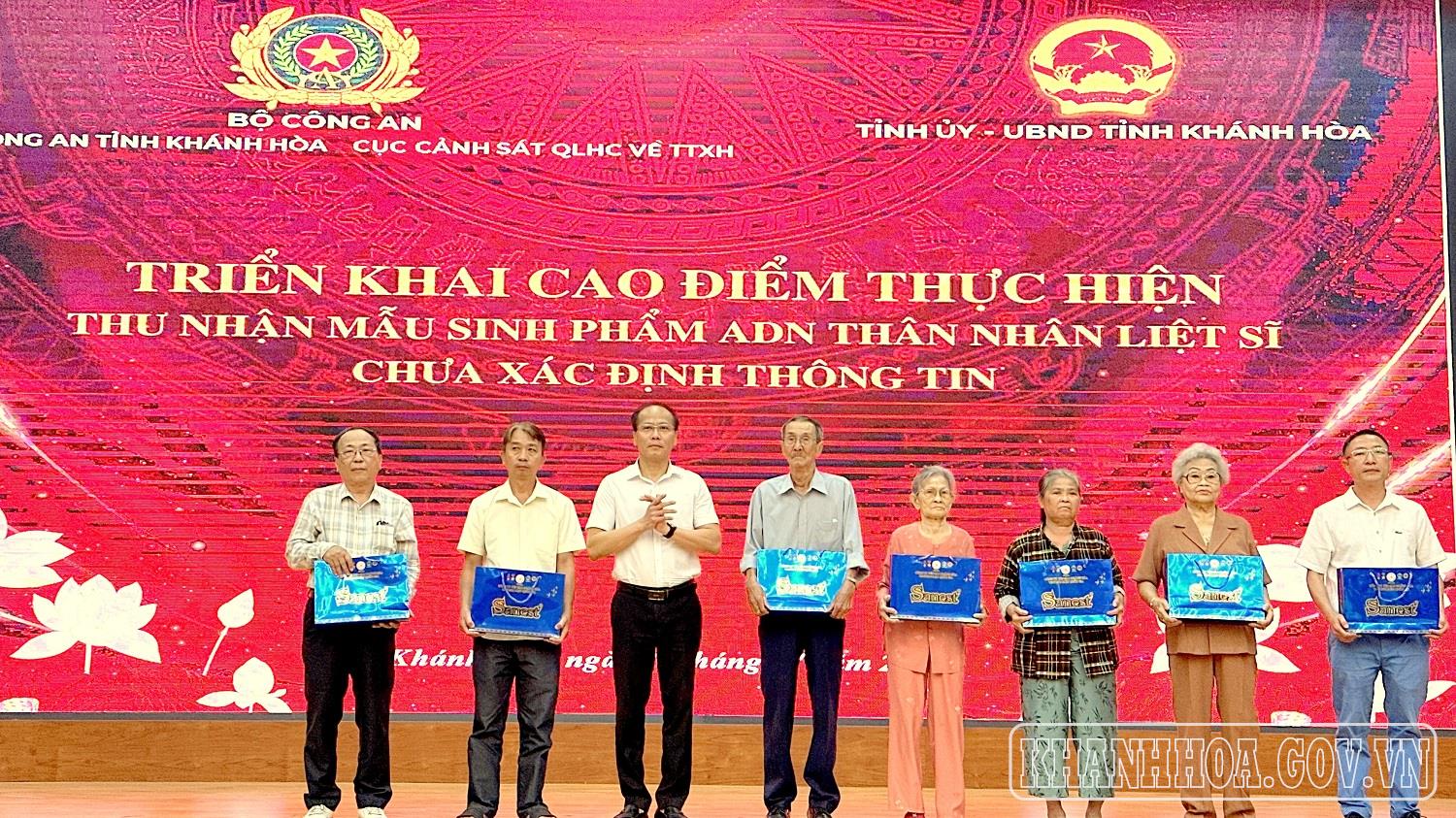 Triển khai cao điểm thu nhận mẫu sinh phẩm ADN thân nhân liệt sĩ chưa xác định thông tin trên địa bàn tỉnh Khánh Hòa