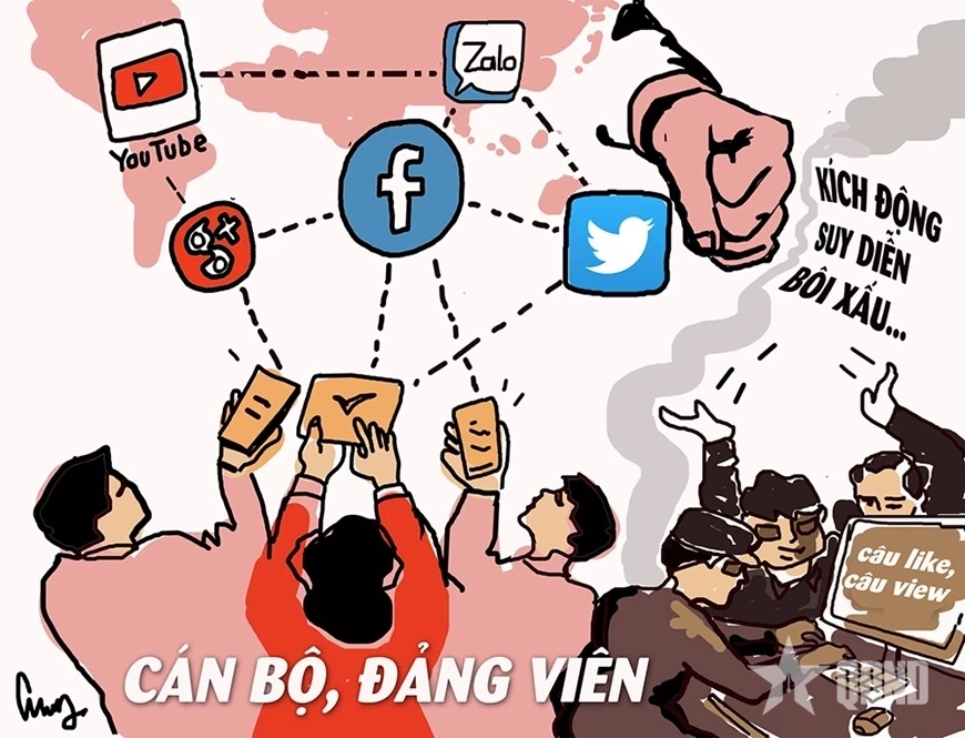 "Phủ xanh" thông tin tích cực trên không gian mạng