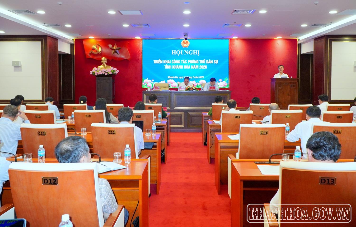 Triển khai công tác phòng thủ dân sự, chủ động ứng phó thiên tai năm 2026