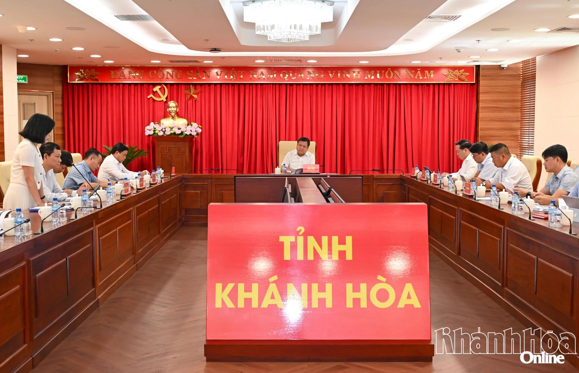 Hội nghị Ban Chỉ đạo Vị trí việc làm tỉnh Khánh Hòa