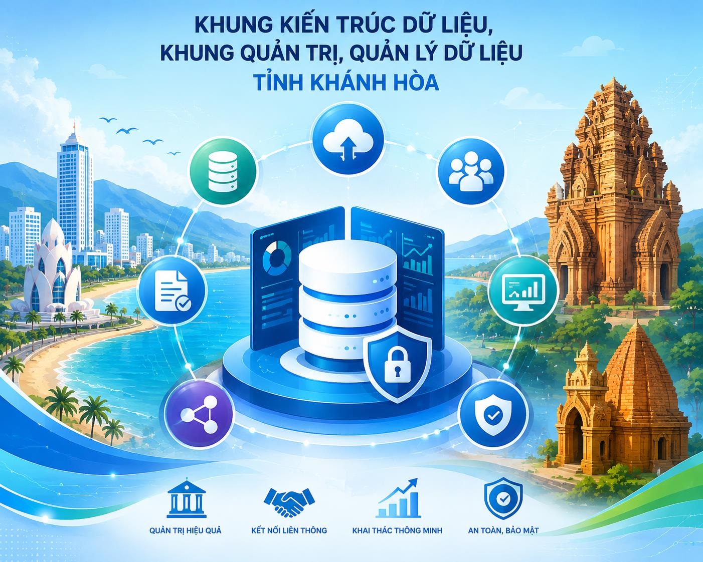 Phê duyệt Khung kiến trúc dữ liệu, Khung quản trị, quản lý dữ liệu tỉnh Khánh Hòa