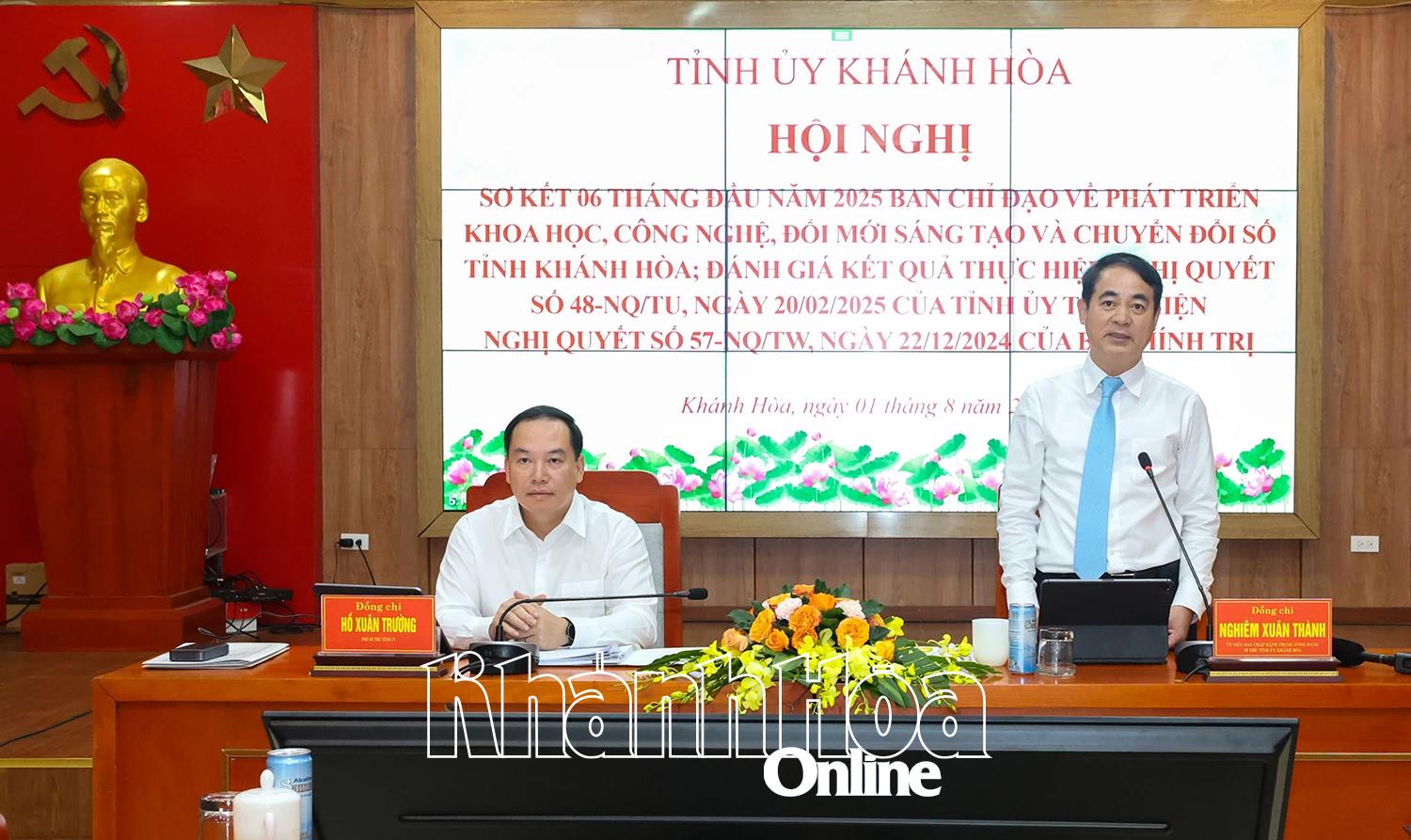 Phấn đấu đưa Khánh Hòa vào top 10 địa phương phát triển khoa học, công nghệ