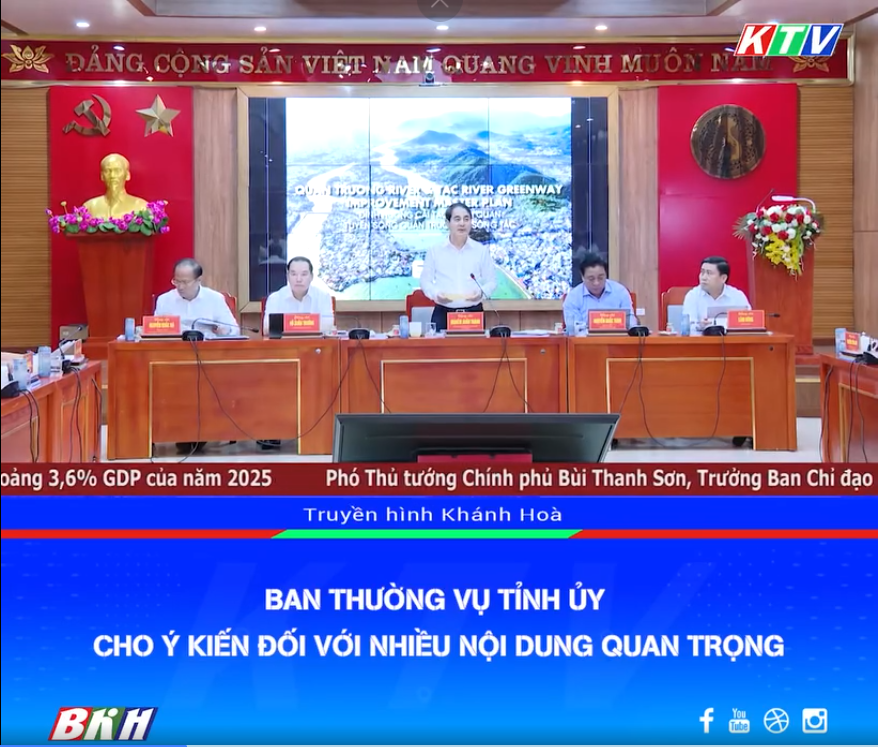 Hình ảnh về VIDEO: BAN THƯỜNG VỤ TỈNH ỦY CHO Ý KIẾN ĐỐI VỚI NHIỀU NỘI DUNG QUAN TRỌNG