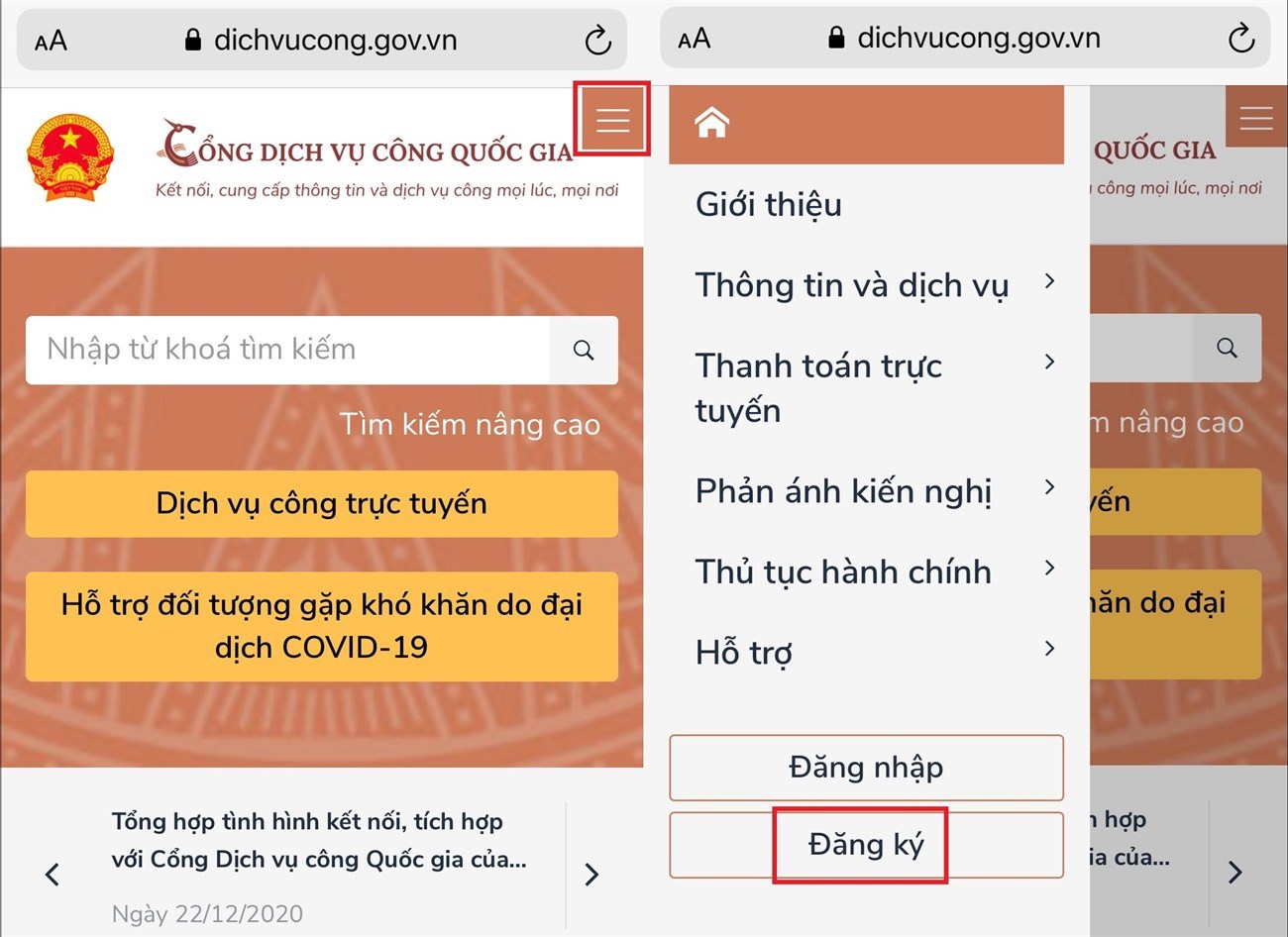 Tích hợp 100% dịch vụ công trực tuyến trước ngày 20/6