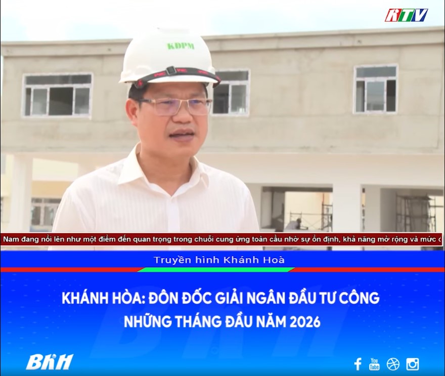 Hình ảnh về VIDEO: Khánh Hòa đôn đốc giải ngân đầu tư công những tháng đầu năm 2026