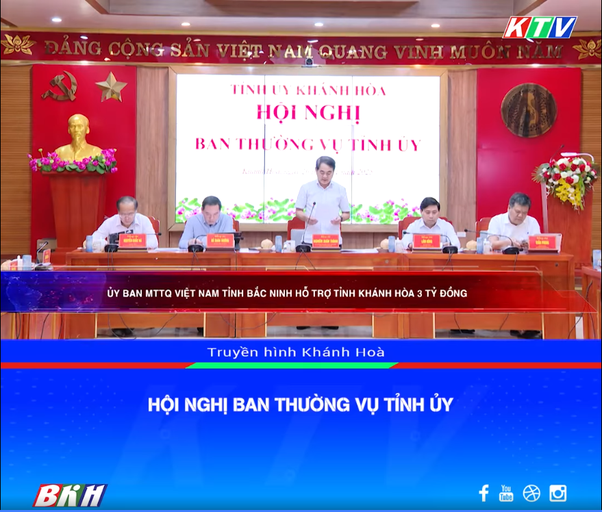 VIDEO: Hội nghị Ban thường vụ Tỉnh ủy