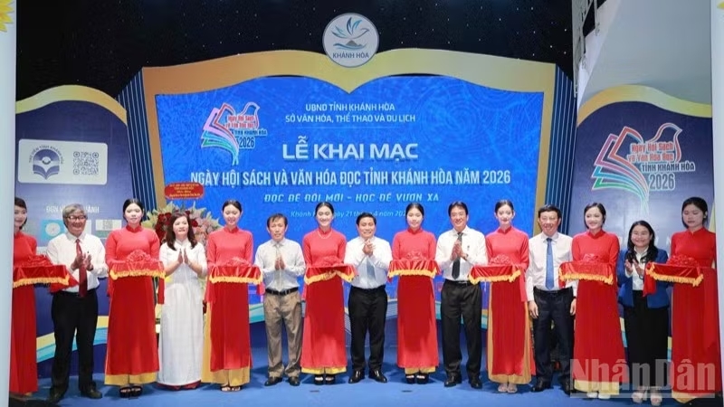 Ngày hội Sách và Văn hóa đọc năm 2026: Khánh Hòa: Lan tỏa tri thức, khơi dậy khát vọng vươn xa