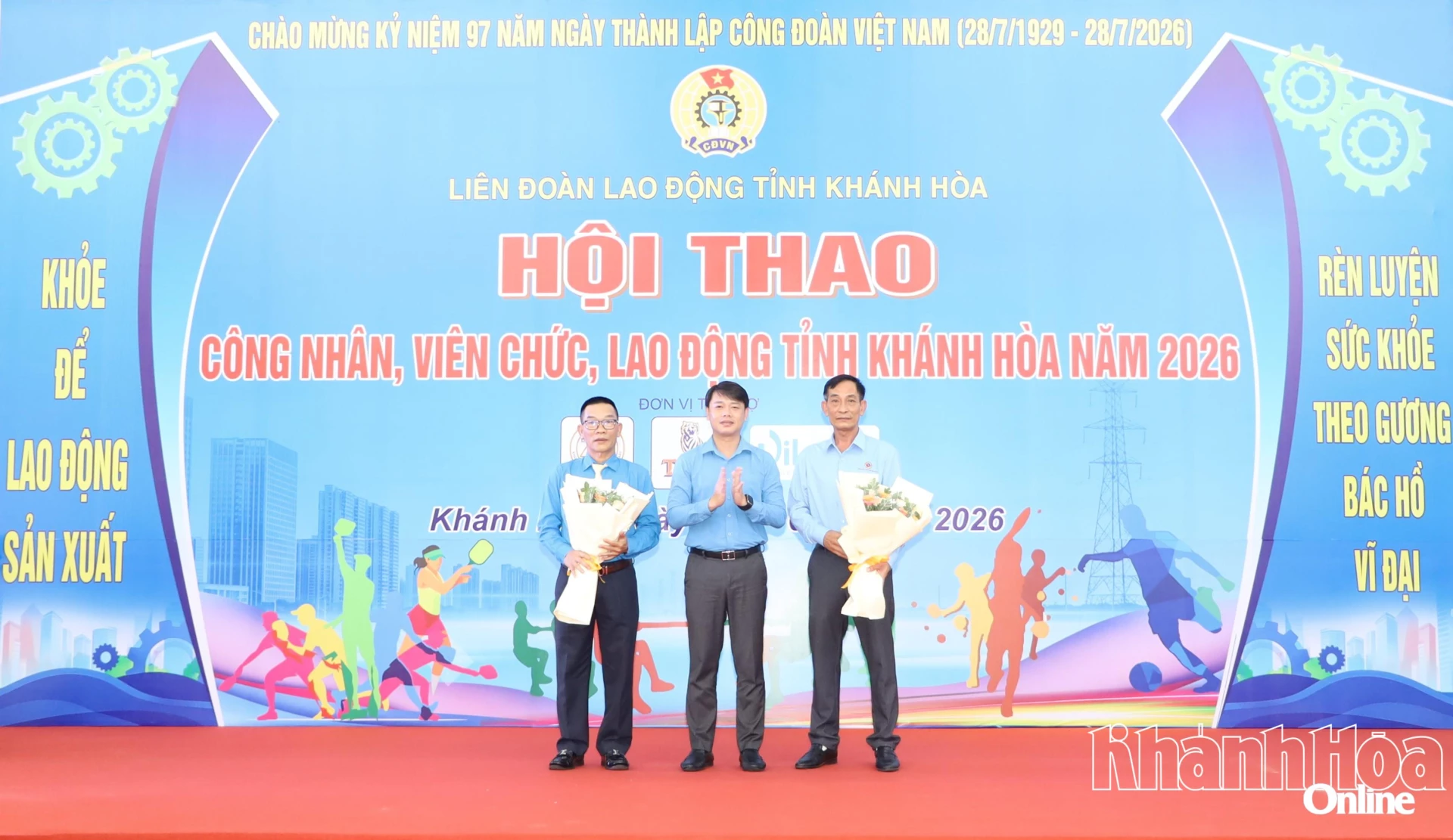 350 vận động viên tham gia Hội thao công nhân, viên chức, lao động tỉnh Khánh Hòa năm 2026