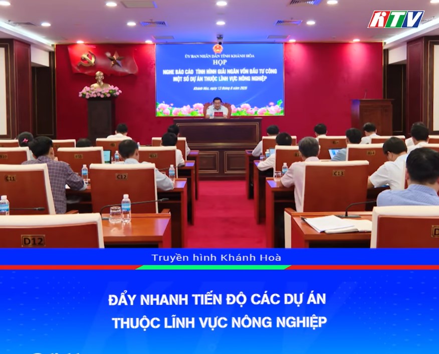 VIDEO: Đẩy nhanh tiến độ các dự án thuộc lĩnh vực nông nghiệp 