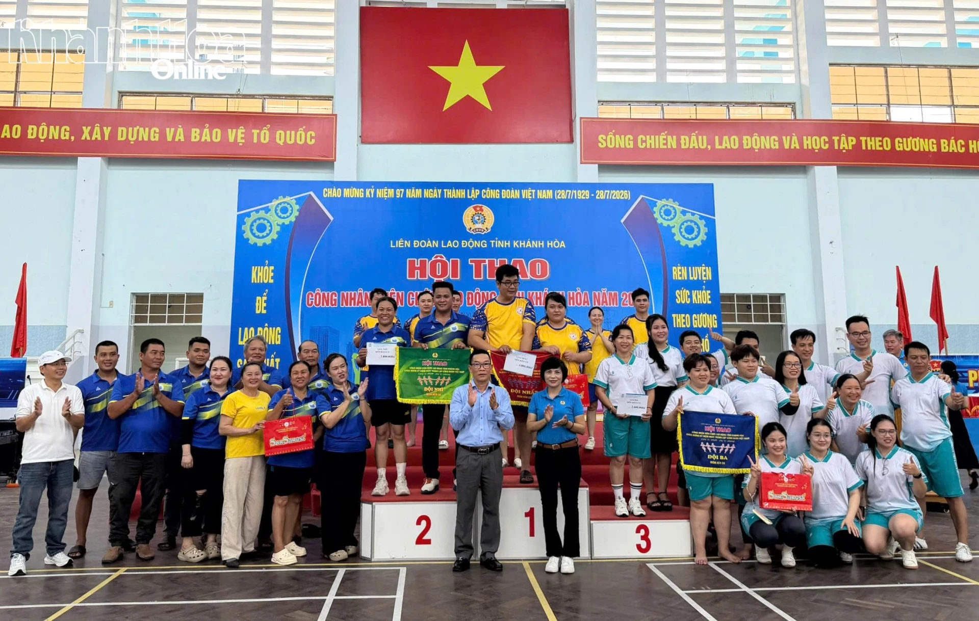 Bế mạc Hội thao công nhân, viên chức, lao động tỉnh Khánh Hòa năm 2026