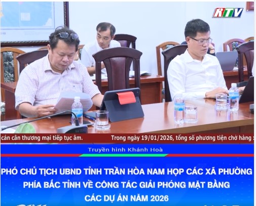 VIDEO: Phó Chủ tịch UBND tỉnh Trần Hòa Nam họp các xã phường phía Bắc tỉnh về công tác giải phóng mặt bằng các dự án năm 2026