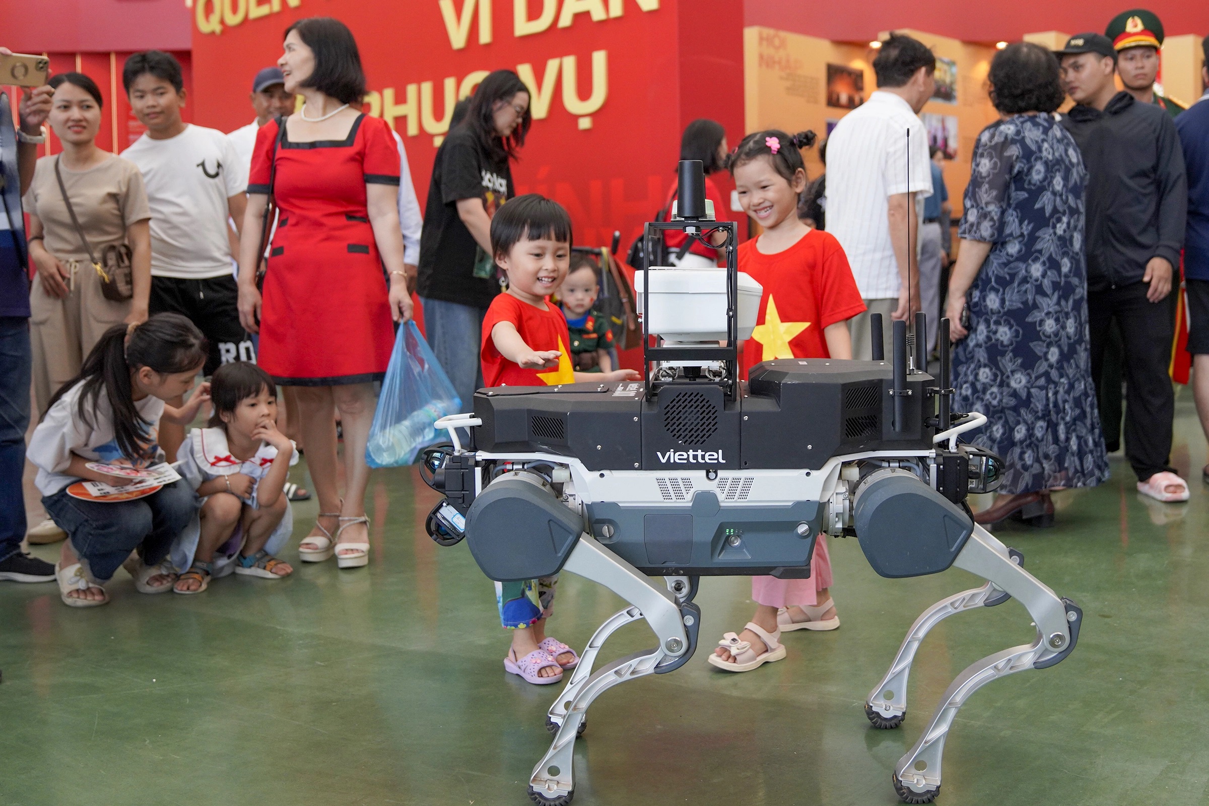 Dấu ấn công nghệ tại triển lãm thành tựu đất nước 80 năm